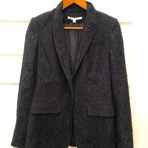 Veronica Beard Black Lace Blazer